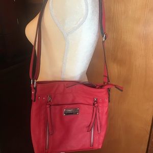 Red Franco Sarto Cross Body Small Purse